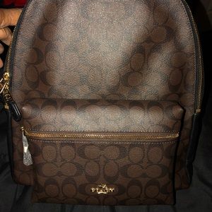 NWT... Authentic Sig Charlie Coach Backpack.